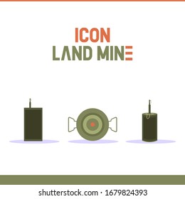 ِArmy Military landmine war icons