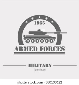 Military Logo Badges Graphic Template Vector Stock Vector (Royalty Free ...