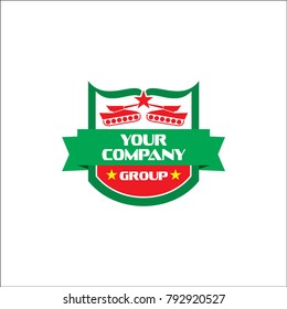 military logo design vector