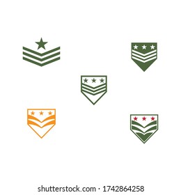 Military Logo Template vector symbol nature
