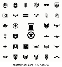 military medal icon. Army icons universal set for web and mobile