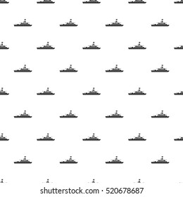 Military navy ship pattern. Simple illustration of military navy ship vector pattern for web