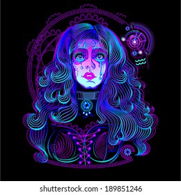 Military neon signs of the Zodiac: Aquarius