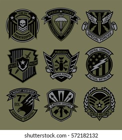 Military patch emblem badges