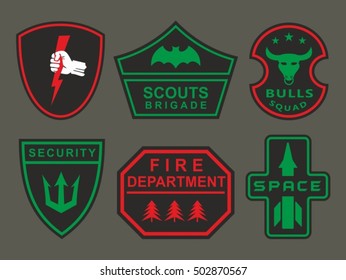 Military Patch Set