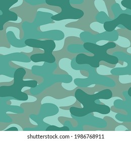 Military pattern of army camouflage. Pattern for clothes. Vector.