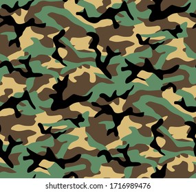 Military pattern seamless. 
Design for fabric, wallpaper, wrapping, background.