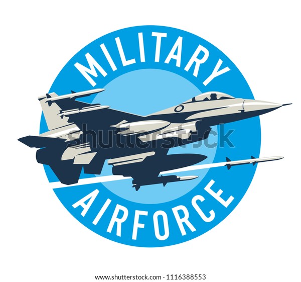 Military Plane Fired Missile Fighter Jet Stock Vector (Royalty Free ...