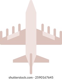 Military Plane Icon Element For Design