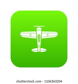 Military plane icon. Simple illustration of military plane vector icon for web