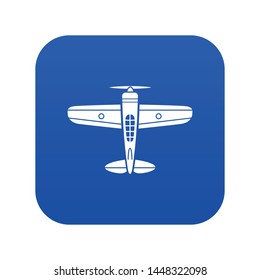 Military plane icon. Simple illustration of military plane vector icon for web