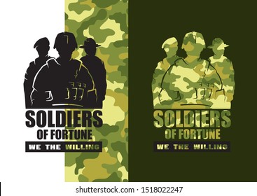 Military Poster. Military T-shirt Design