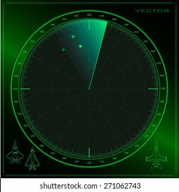 Military radar vector