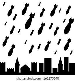 military rain. second variant. vector illustration