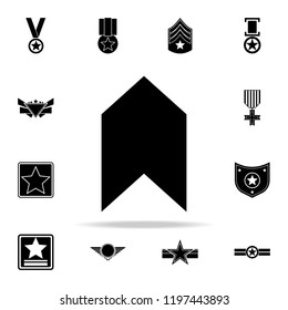 military rank icon. Army icons universal set for web and mobile