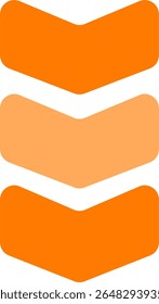 military rank icon dualtone style design