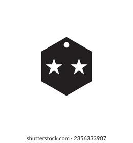 military rank icon vector template illustration logo design