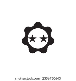 military rank icon vector template illustration logo design