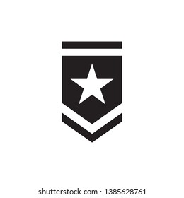 military rank illustration icon logo template