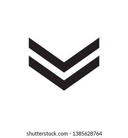 military rank illustration icon logo template