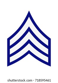 Military Ranks And Insignia. Stripes And Chevrons Of Army. Sergeant