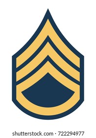 Military Ranks And Insignia. Stripes And Chevrons Of Army. Staff Sergeant