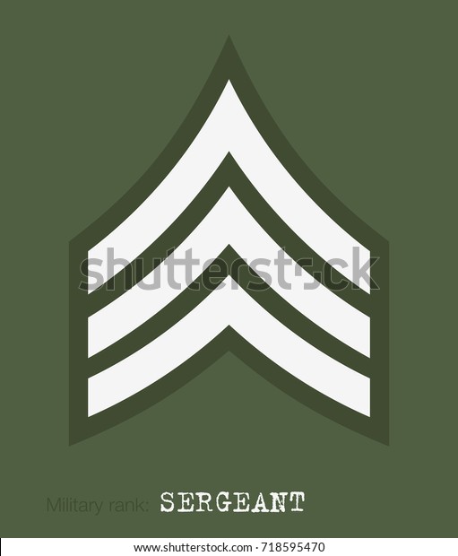 Military Ranks and Insignia. Stripes and\
Chevrons of Army.\
Sergeant