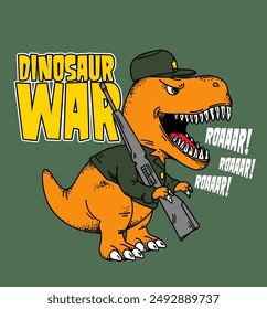 MILITARY REX DINOSAUR IN WAR