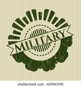 Military with rubber seal texture