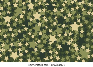 Military seamless pattern. Vector illustration.
