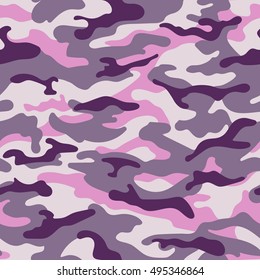 Military seamless pattern. Vector illustration