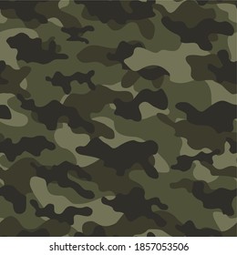 military seamless vector camouflage print