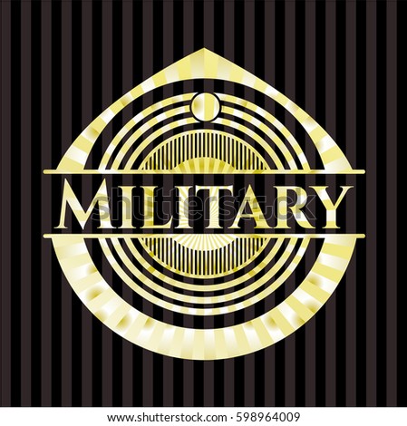 Military shiny emblem