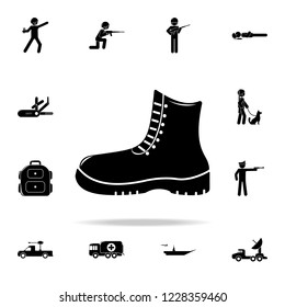 military shoe icon. Army & War icons universal set for web and mobile