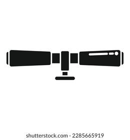 Military sight icon simple vector. Target cross. Sniper weapon