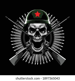 Military skull logo available for your custom project