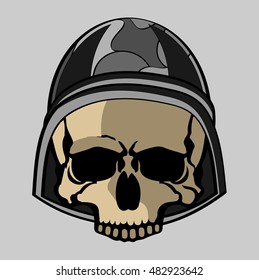 Military Skull, War illustration, sketch, art military icons