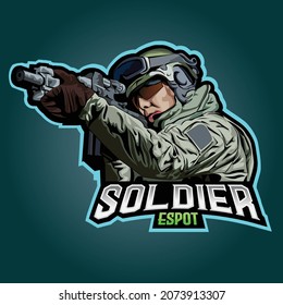 Military Sport Gaming Logo Mascot