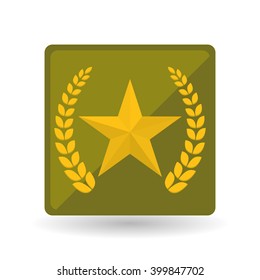 Military star design , vector illustration