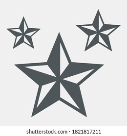 Military star vector quality vector illustration cut
