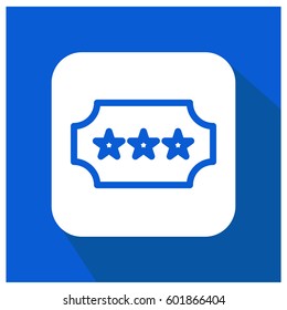 Military stars vector icon