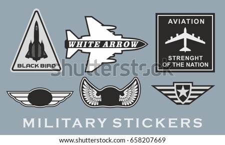 Military stripes. The theme of the US air force