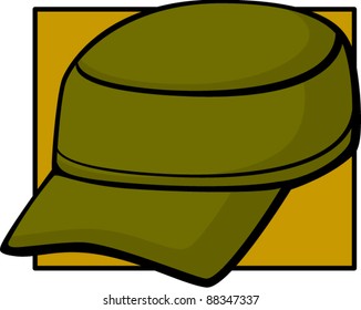 military style cap