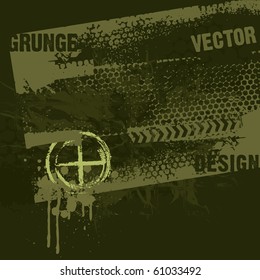 Military Style Grunge Design