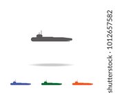 Military submarine  icon . Elements of Military multi colored icons. Premium quality graphic design icon. Simple icon for websites, web design, mobile app, info graphics on white background