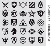 Military symbol icons
