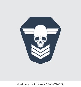 military symbols, Military rank icon vector