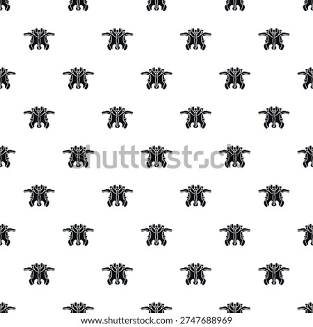 Military tactical combat protective body armor vest seamless pattern