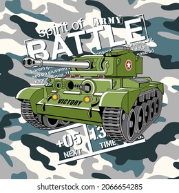 military tank the battleground of war