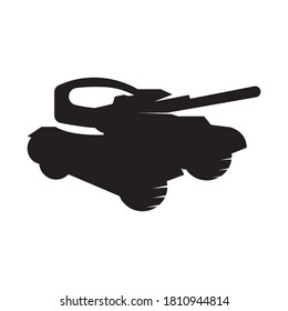 Military tank logo vector template